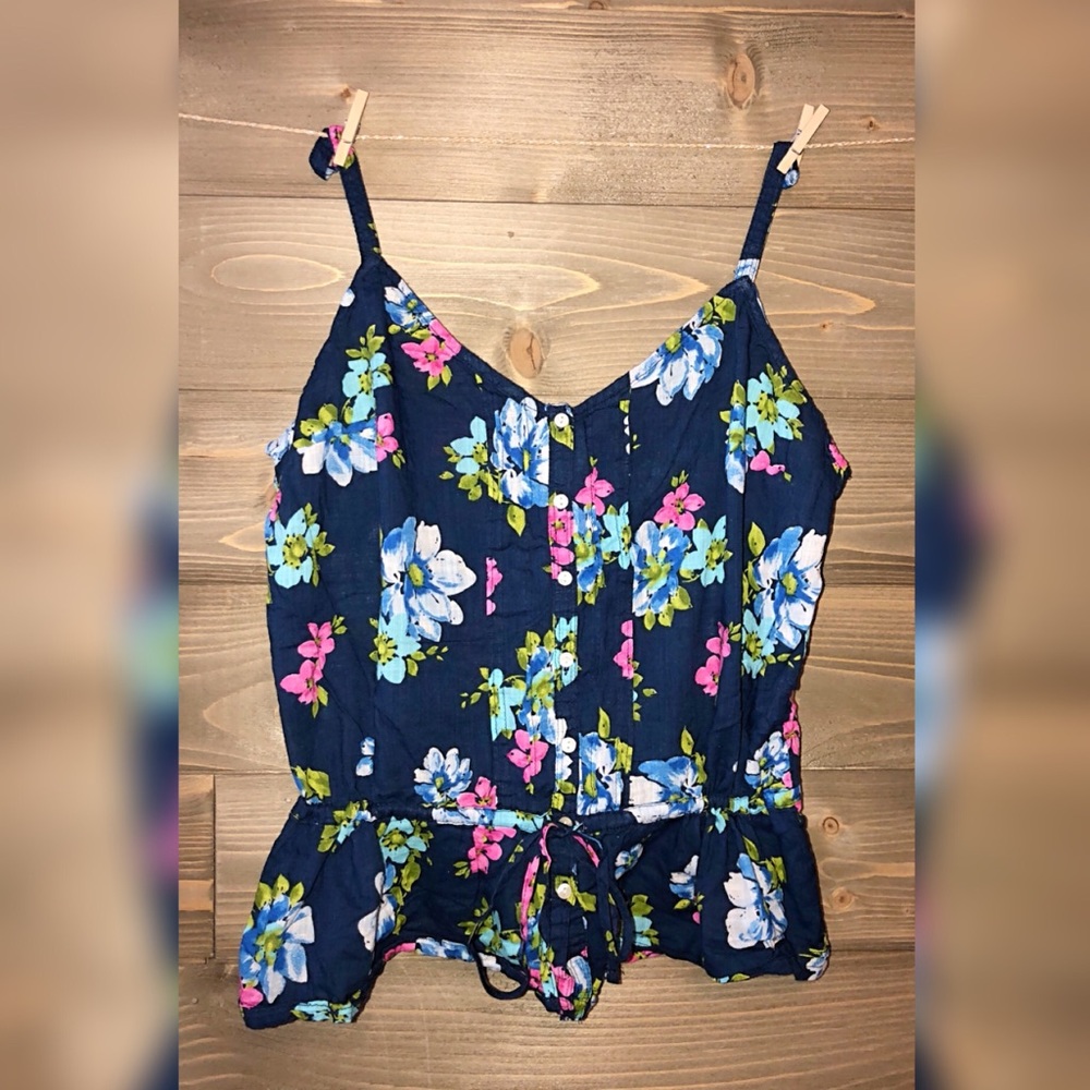 Abercrombie floral tank
